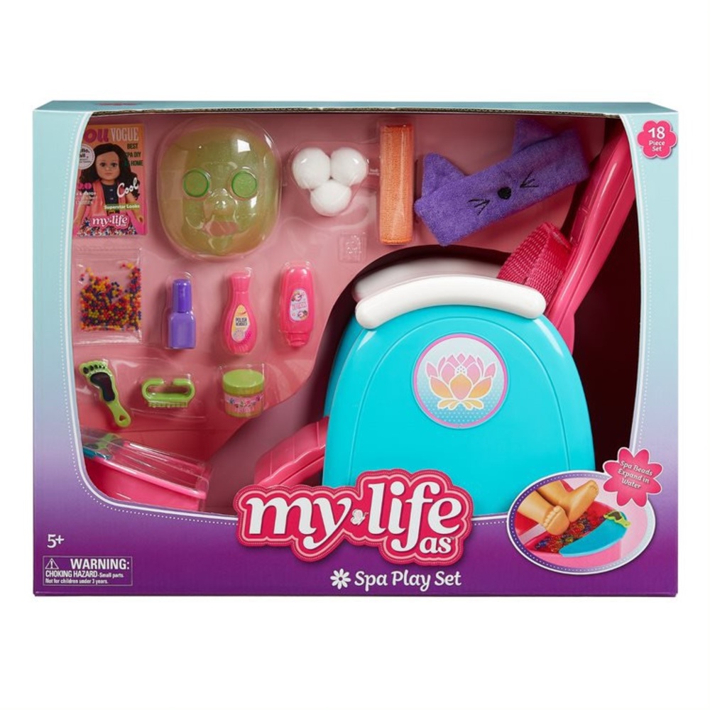My Life As Doll Spa Chair 19pc 18" Dolls NEW